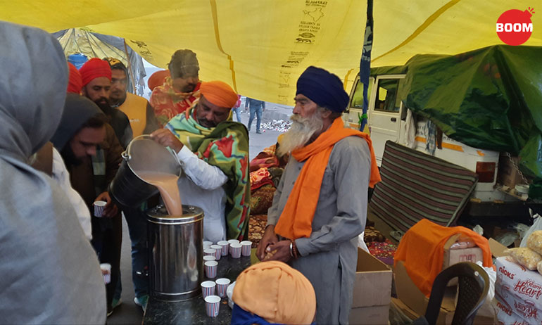 And tea shall be served to one and all. The protesters have a long day ahead.