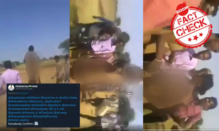 Video Of Couple Paraded Naked In Rajasthan Shared With Fake Claim