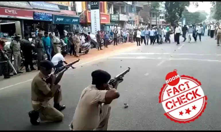 Jharkhand Polices Mock Drill Video Falsely Shared As Police Crackdown In Assam Jharkhand Polices Mock Drill Video Falsely Shared As Police Crackdown In Assam