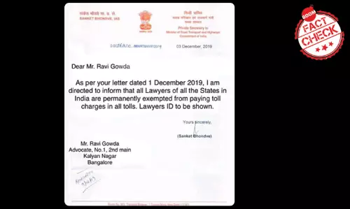 Are Lawyers Exempt From Paying Toll On Highways? A FactCheck