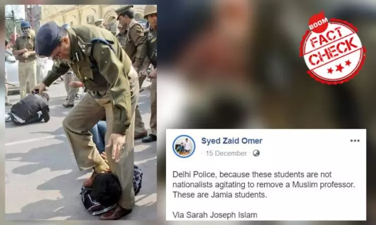 Policemans Boot On A Protester? Photo From 2011 Revived