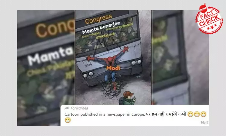 Did A European Paper Publish A Spiderman Comic Supporting Modi? A FactCheck
