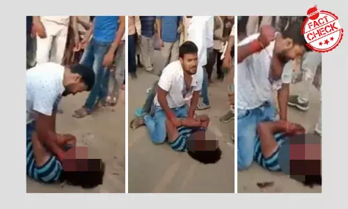 Unrelated Video From Bihar Shared As Proof Of Police Brutality