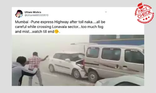 Freak Accident Due To Delhi Smog Resurfaces As Mumbai-Pune Expressway