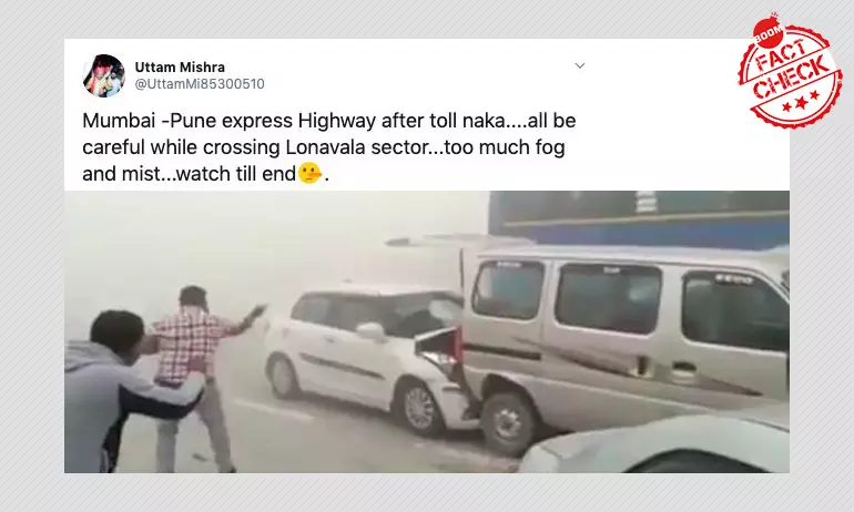 Freak Accident Due To Delhi Smog Resurfaces As Mumbai-Pune Expressway