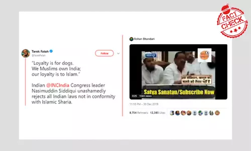 Video Of SP Leaders Remarks On Islam Revived With False Claim