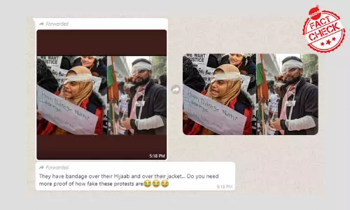 Did Anti-CAA Protesters Fake Injuries? A FactCheck.