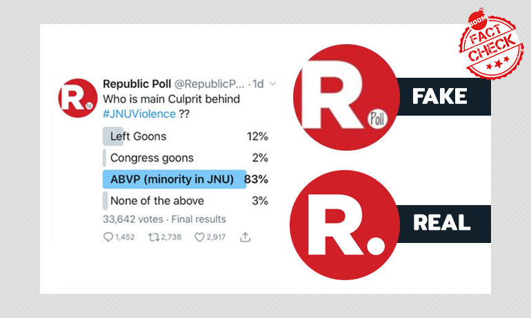 Not That Republic: Twitter Users Fight With Fake Account Running Controversial Polls Not That Republic: Twitter Users Fight With Fake Account Running Controversial Polls