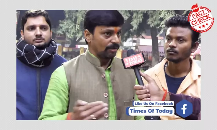 Video Of Congress Leader Harish Mishra Shared As BJP