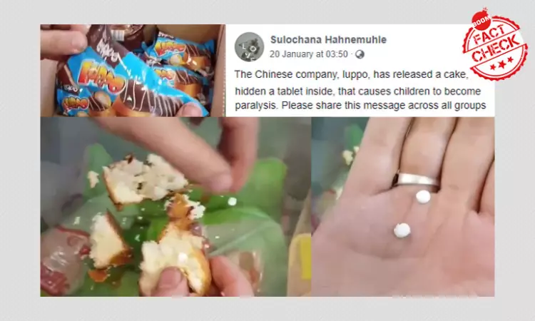 Video Shows A Cake Laced With Pills That Cause Paralysis? A FactCheck