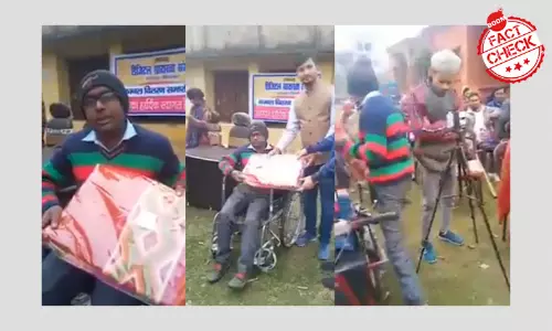 Did AAP Distribute Magic Blankets To The Differently-Abled?  A Fact-Check