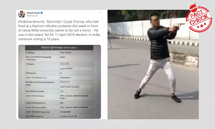 Jamia Shooters Name In 2019 LS Election Voter List? A FactCheck