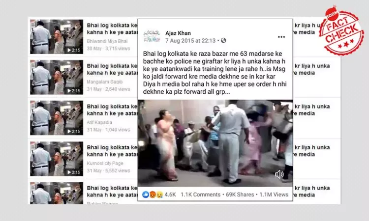 Old Video Of Madrasa Students Being Detained Revived With A Misleading  Claim