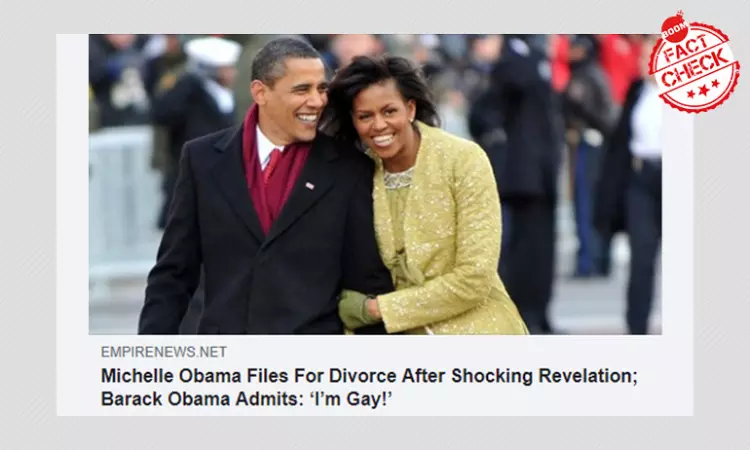 Are The Obamas Getting A Divorce? Satire Story Goes Viral