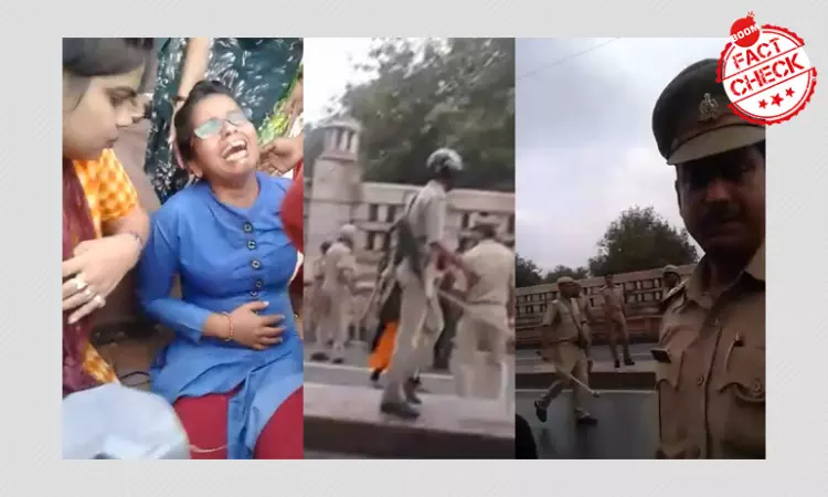 Pregnant Woman Injured By UP Police Lathi-charge In 2018 Viral As Recent