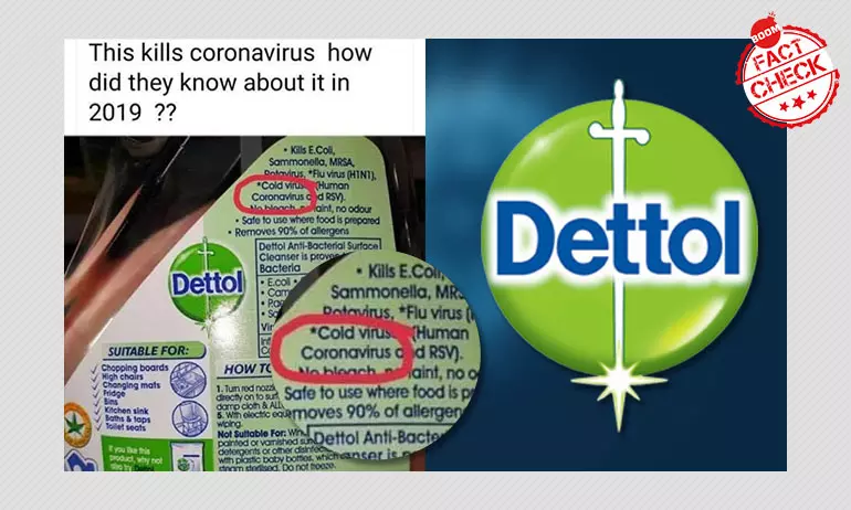 Not That Coronavirus: Why Dettols Label Is Leading To Confusion Online
