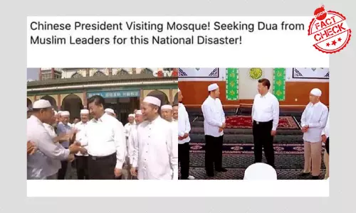 Old Photos Of Xi Jinpings Mosque Visit Falsely Linked To Coronavirus