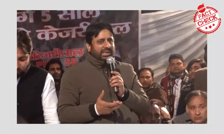 False: AAP MLA Amanatullah Khan Said We Will Become Sharia