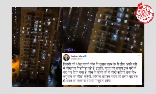 Video Of Wuhan Residents Mourning Doctors Death Shared With False Claims