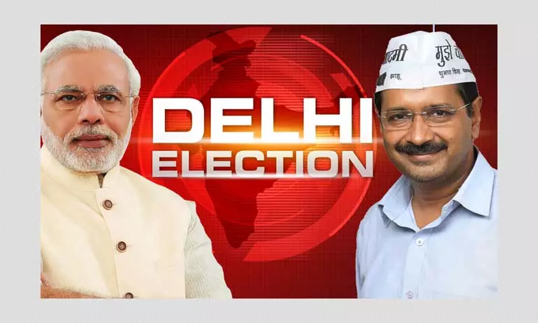 Delhi Elections: AAP Steals The Show, Poised To Win 62 Seats Out Of 70