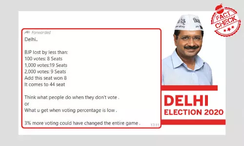 BJP Lost 36 Seats In Delhi By Close Margins? Bogus Numbers Go Viral