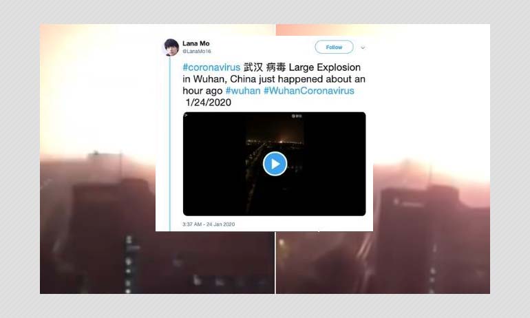Coronavirus Outbreak: 2015 Explosion Video Viral With False Context Coronavirus Outbreak: 2015 Explosion Video Viral With False Context