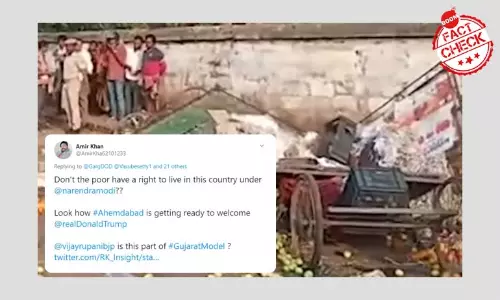 Street Vendors Evicted Before Trumps Gujarat Visit