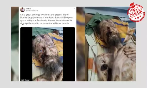 Yogi Who Went Into Meditative State 300 Years Ago Found Alive? A FactCheck