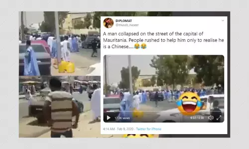 Coronavirus Outbreak: Does This Video Show People Running Away From A Chinese Man?