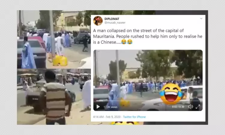 Coronavirus Outbreak: Does This Video Show People Running Away From A Chinese Man?