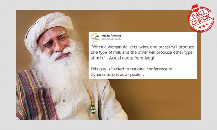 Sadhgurus Claims On Breast Milk: Heres What Research Says