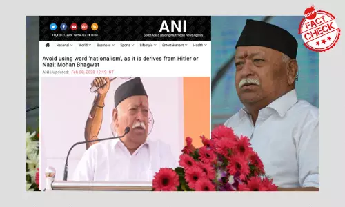 Media Misquotes RSS Chief Mohan Bhagwat On Nationalism