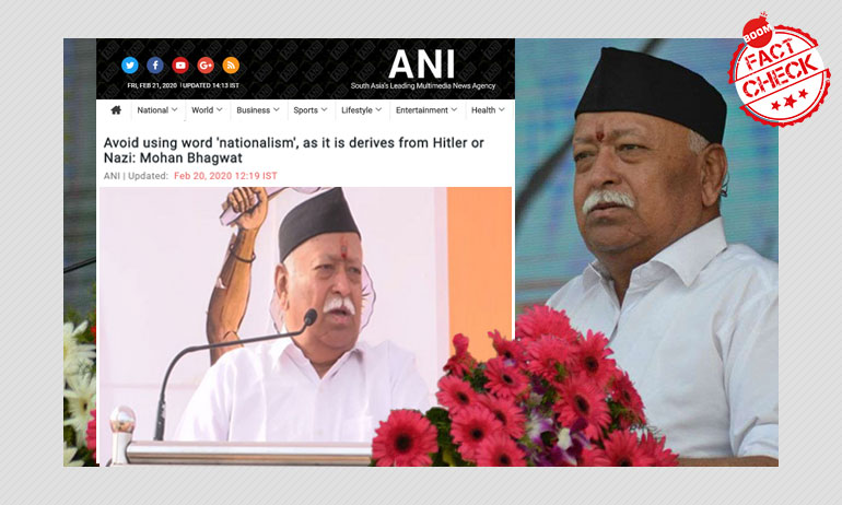 Media Misquotes RSS Chief Mohan Bhagwat On Nationalism Media Misquotes RSS Chief Mohan Bhagwat On Nationalism