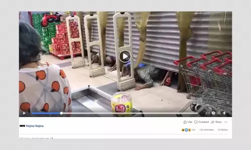 Old Video Shared As Chaos in Chinese Supermarkets Due To Coronavirus