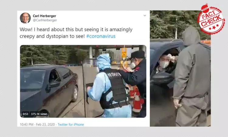 Coronavirus: Mock Drill By Chinese Police Viral As Real