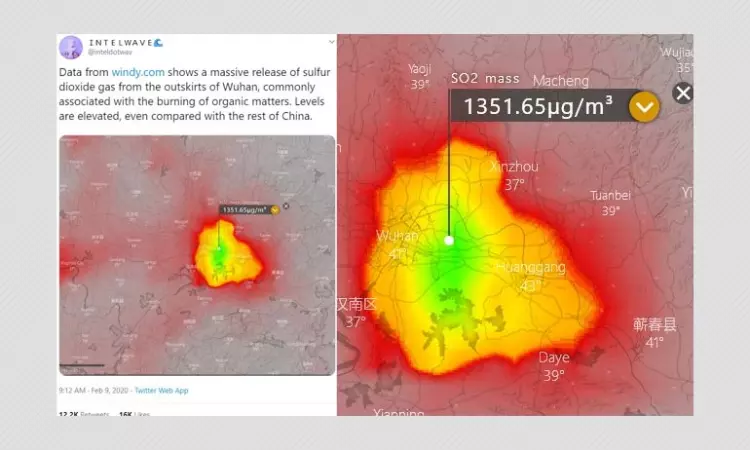 Did Sulphur Dioxide Levels Rise In Wuhan Post Coronavirus Outbreak?