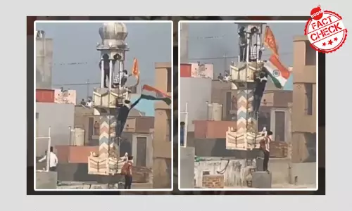 Video Of Mosque Vandalised In Delhis Ashok Nagar Is Not Fake News