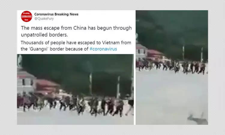 Video Shared As Chinese Fleeing To Vietnam Post Coronavirus Outbreak