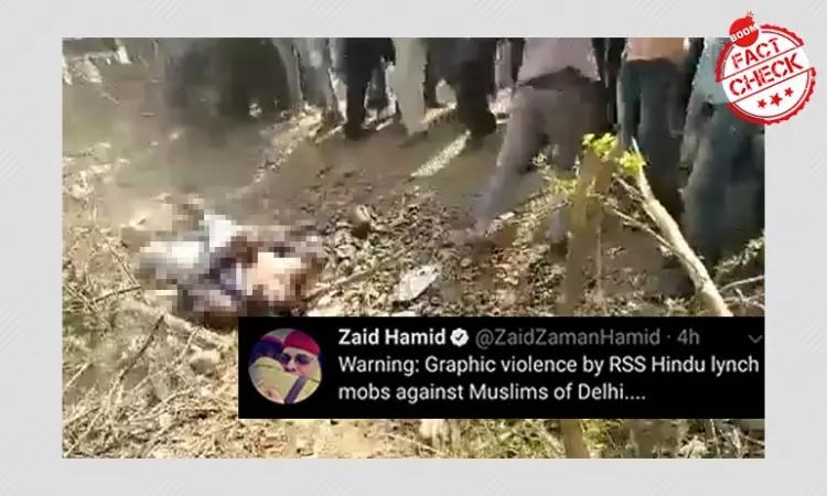 Pakistani Twitter Handles Peddle Madhya Pradesh Lynching Video As Delhi