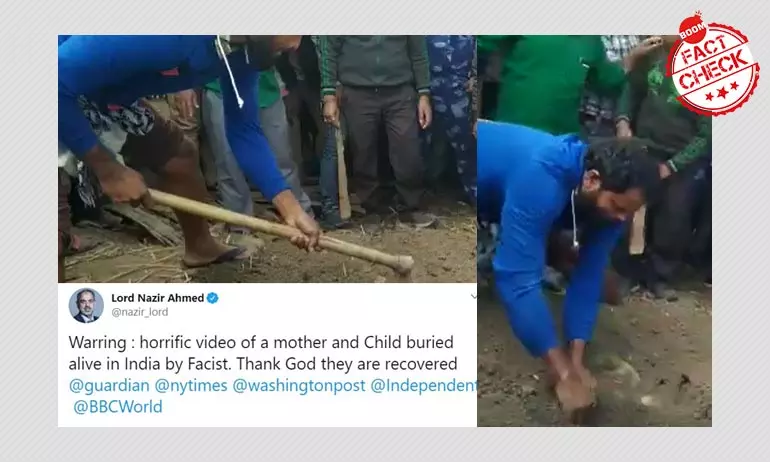 Video Of Woman, Infants Bodies Dug Up In WB Peddled With Communal Spin
