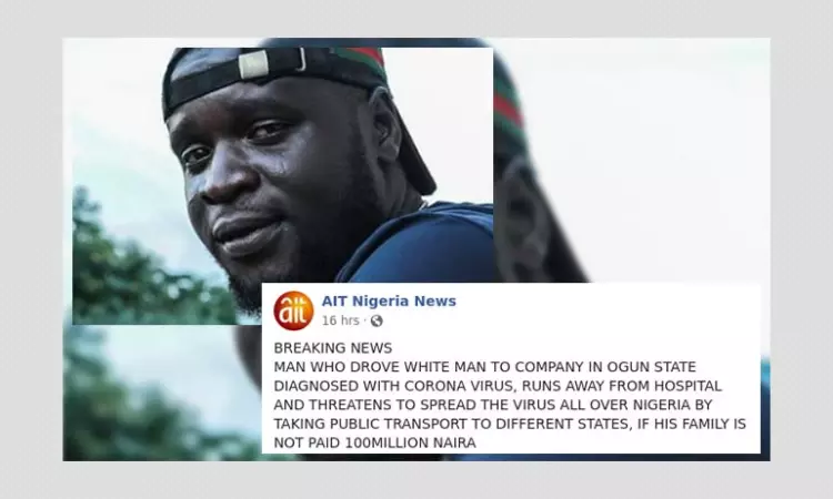 Nigerian Driver Threatening To Spread Coronavirus Across The Country?