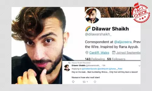 Fake Al Jazeera Correspondents Anti-Hindu Remark Angers Twitter Users