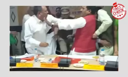 Video Of BJP Leaders Scuffle Resurfaces As AAP Members Caught In Brawl