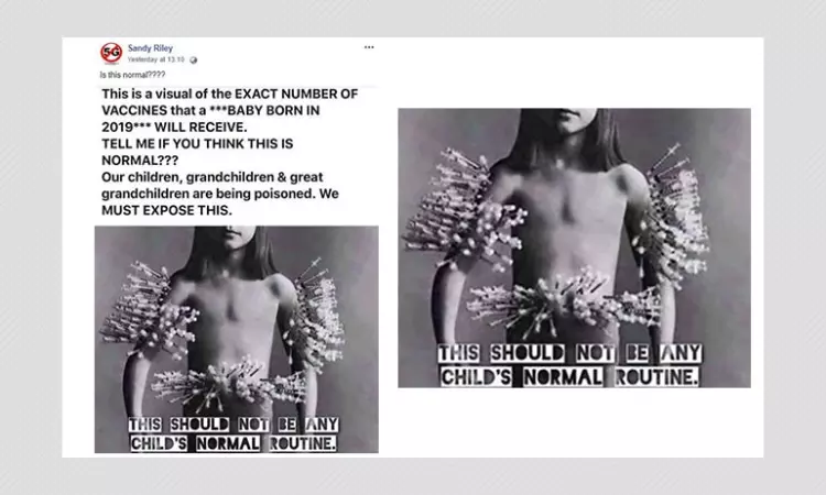 90s Diabetes Awareness Poster Shared In Anti Vaccination Sentiment