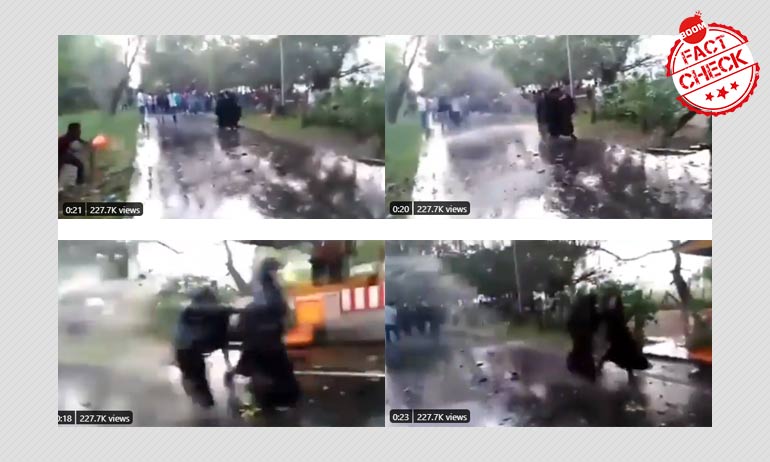 Dated Video From Sri Lanka Falsely Shared As Muslim Women Harassed In India Dated Video From Sri Lanka Falsely Shared As Muslim Women Harassed In India