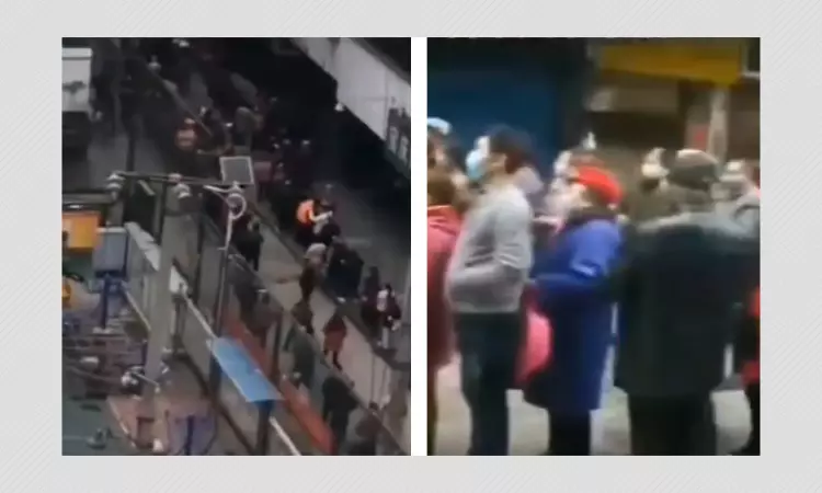 Video Falsely Shared As Wuhan Residents Collecting Death Certificates