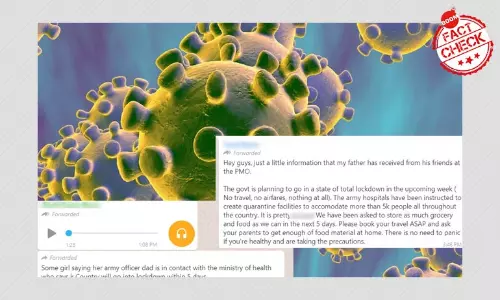 PIB Rubbishes Viral WhatsApp Audio Clip Claiming India Will Go Into A Lockdown