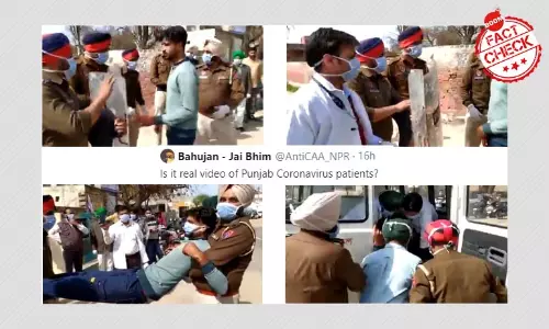 Video Of Mock Drill On COVID-19 Preparedness In Punjab Viral As Real