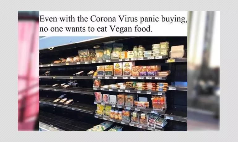Vegan Food Shelf Untouched In Panic Buying Post Coronavirus Outbreak?