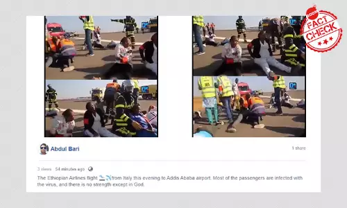 False: Passengers Infected With Coronavirus At Senegal Airport